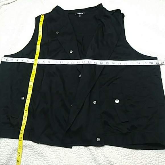 TORRID drape front vest size 1 - Picture 4 of 6
